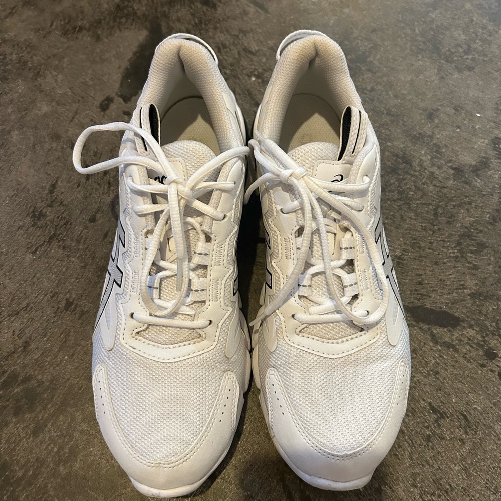 Asics White Athletic Women's Shoes